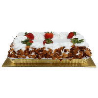 Bakery 1/4 Sheet Strawberry Tres Leches Ea - 1 Each