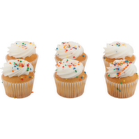 White Cupcakes With Icing - 12 Count