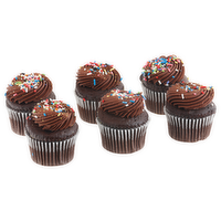 Chocolate Cupcakes With Icing - 6 Count