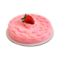 Single Layer Strawberry Cake - 1 Each