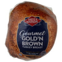 Dietz & Watson Fresh Sliced Gourmet Gold'n Brown Turkey Breast - 8 Pound