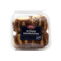 Dietz & Watson Artisan Roast Beef & Havarti Pretzel Sliders - 4 Count