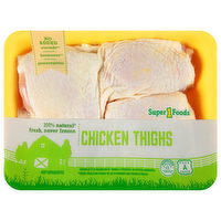 Super 1 Foods Chicken Thighs - Avg 2.04 Lbs