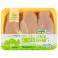 Super 1 Foods Boneless Skinless Chicken Breasts - Avg 2.62 Lbs