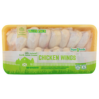 Super 1 Foods Value Pack Chicken Wings - Avg 4.29 Lbs