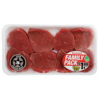 Star B Angus Beef Family Pack Eye Of Round Steak - Avg 2.50 Lbs