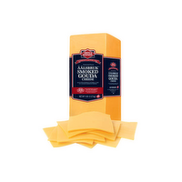 Dietz & Watson Fresh Sliced Aalsbruk Smoked Gouda Cheese - Avg 0.54 Lb