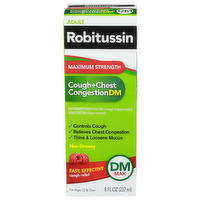 Robitussin Cough+chest Congestiondm - 8 Fluid Ounce
