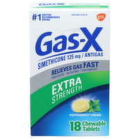 Gas-X Peppermint Creme Simethicone Antigas - 18 Count