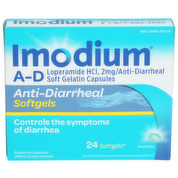 Imodium A-D Anti-Diarrheal Softgels - 24 Count