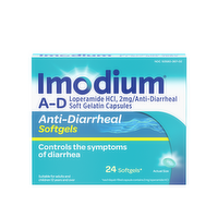 Imodium A-D Anti-Diarrheal Softgels - 24 Count