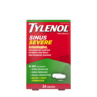Tylenol Sinus Severe - 24 Count