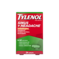 Tylenol Sinus + Headache - 24 Count