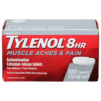 Tylenol Acetaminophen Muscle Aches & Pain Relieverfever Reducer - 100 Count