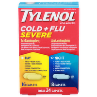 Tylenol Cold + Flu Severe - 24 Count