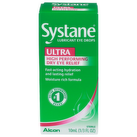 Systane Lubricant Eye Drops Ultra High Performing Dry Relief - 0.33 Fluid Ounce