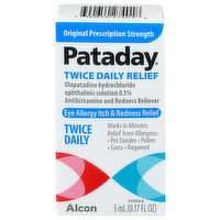 Pataday Eye Allergy Itch & Redness Relief - 5 ml