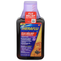Theraflu Honey & Elderberry Flavor Nighttime Flu Relief - 8.3 Fluid Ounce