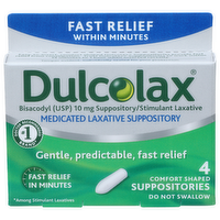 Dulcolax Suppository - 4 Count