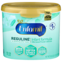 Enfamil Infant Formula, Milk-Based Powder with Iron, 0-12 Months - 19.5 Ounce