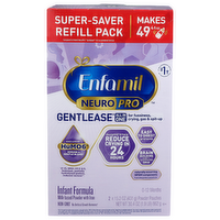 Enfamil Our Gentlease formula is for gassy, fussy babies and is clinically proven to reduce fussiness, crying, gas, and spit-up within 24 hours of use. Complete nutrition through 12 months, easy-to-digest proteins, and vitamins & minerals for immune health. - 30.4 Ounce