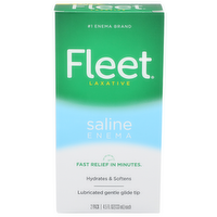 Fleet Laxative Saline Enema - 4.5 Fluid Ounce - 2 Count