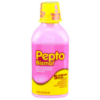 Pepto Bismol Bismuth Subsalicylate Upset Stomach Relieverantidiarrheal - 16 Fluid Ounce