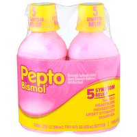 Pepto Bismol Bismuth Subsalicylate Upset Stomach Relieverantidiarrheal - 16 Fluid Ounce - 2 Count