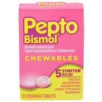 Pepto Bismol Upset Stomach Reliever Antidiarrheal - 30 Count