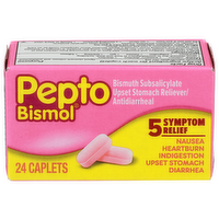 Pepto Bismol Upset Stomach Relieverantidiarrheal - 24 Count