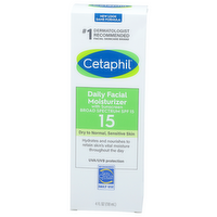 Cetaphil Broad Spectrum Spf 15 Daily Facial Moisturizer With Sunscreen - 4 Fluid Ounce