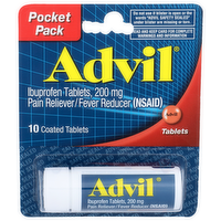 Advil Pain Relieverfever Reducer Nsaid Ibuprofen Tablets - 10 Count