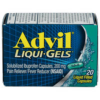 Advil Liquigels Pain Reliever Fever Reducer Nsaid - 20 Count