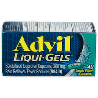 Advil Liquigels Solubilized Ibuprofen - 40 Count