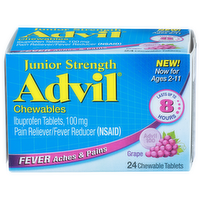 Advil Grape Chewables Junior Strength - 24 Count