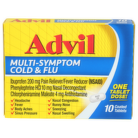 Advil Multi-Symptom Cold & Flu - 10 Count