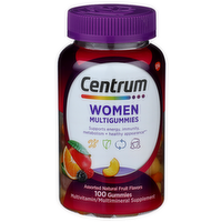 Centrum Assorted Natural Fruit Flavors Women Multigummies - 100 Count