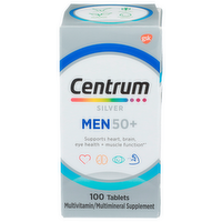 Centrum Silver Men 50+ Multivitaminmultimineral - 100 Count