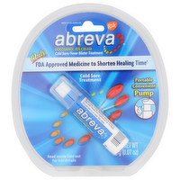 Abreva Docosanol 10% Cream - 0.07 Ounce