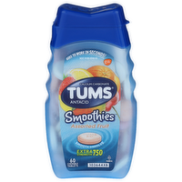 Tums Smoothies Assorted Fruit Antacid - 60 Count