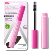 Almay Alm Volume & Conditioning Mascara Non-Waterproof 030 Black Brown - 0.24 Fluid Ounce