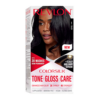 Colorsilk Rv Clrslk Hc Tone+gloss+caredemi Blk - 4.5 Fluid Ounce