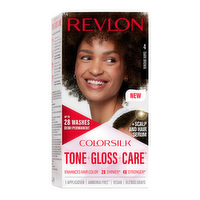 Colorsilk Rv Clrslk Hc Tone+gloss+care Demi Dark Brn - 4.5 Fluid Ounce