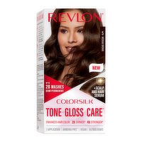 Colorsilk Rv Clrslk Hc Tone+gloss+care Demi Med Brn - 4.5 Fluid Ounce