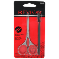 Revlon Accurate Brow Trimming Shaping Scissors & Brush - 1 Each