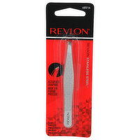 Revlon Stainless Steel Slant Tweezer - 1 Each