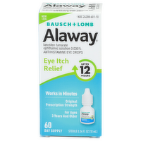 Alaway Antihistamine Eye Drops - 0.34 Fluid Ounce