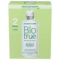 Bausch + Lomb Bio True Multi-Purpose Solution - 10 Fluid Ounce - 2 Count