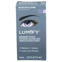 Lumify Large Size Redness Reliever Eye Drops - 0.25 Fluid Ounce