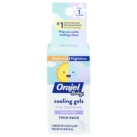Orajel Baby Daytime & Nighttime Cooling Gels For Teething - 0.18 Ounce - 2 Count